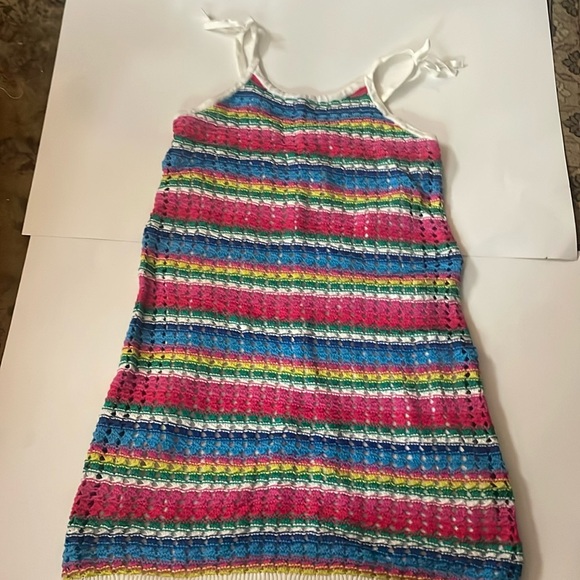 Cute rainbow crochet dress - Picture 1 of 3